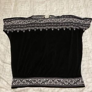 Black blouse XL
